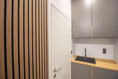Küche/Küchenzeile in der Unterkunft Fried-RICH Apartments