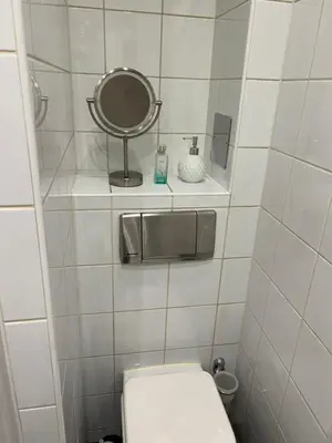 Ein Badezimmer in der Unterkunft Leon