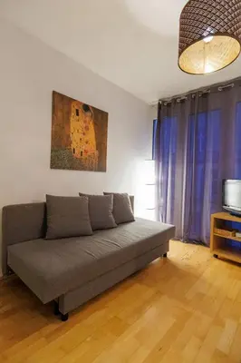 Ein Sitzbereich in der Unterkunft Beautiful and Bright Apartment in a Prestigious Area