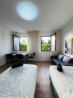 Grundriss der Unterkunft Simple 3 Bedroom Apartment with Outdoor Space Sleeps up to 8