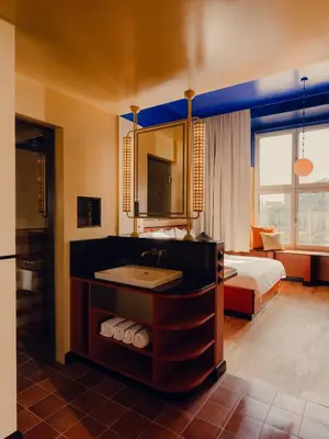 Ein Bett oder Betten in einem Zimmer der Unterkunft The Companion Vienna - just opened!