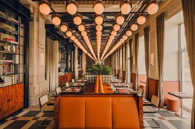 Ein Sitzbereich in der Unterkunft The Companion Vienna - just opened!