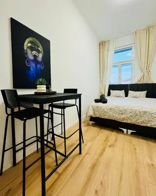 TV/Unterhaltungsangebot in der Unterkunft Elegant Private Rooms in 4BR Apartment Near Westbahnhof
