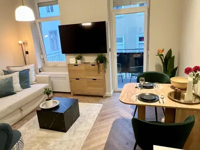 TV/Unterhaltungsangebot in der Unterkunft Praterhood Elegant Suites
