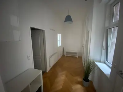 Ein Bett oder Betten in einem Zimmer der Unterkunft Modern, Bright, Spacious 3-Room-Apartment in a Nice Area of Vienna