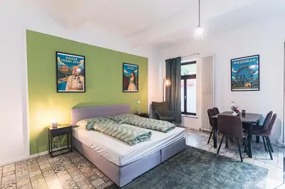 Ein Bett oder Betten in einem Zimmer der Unterkunft Stay at Schönbrunn #1