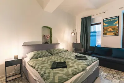 Ein Bett oder Betten in einem Zimmer der Unterkunft Stay at Schönbrunn #1