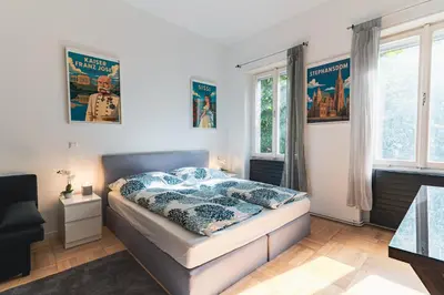 Ein Bett oder Betten in einem Zimmer der Unterkunft Stay at Schönbrunn #2