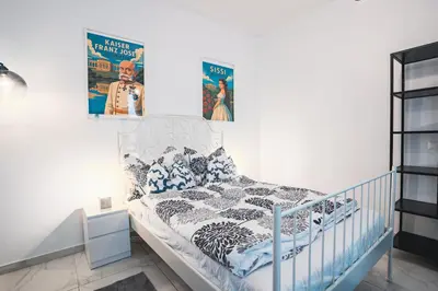 Ein Bett oder Betten in einem Zimmer der Unterkunft Stay at Schönbrunn #6