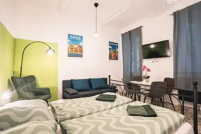 Ein Bett oder Betten in einem Zimmer der Unterkunft Stay at Schönbrunn #8