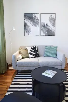 Ein Sitzbereich in der Unterkunft Design Apartment Vienna by JR City Apartments