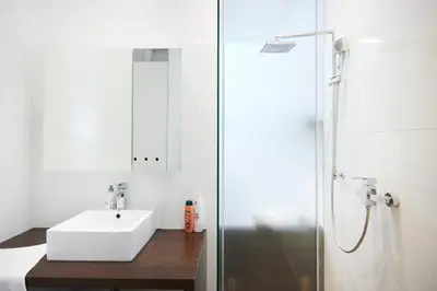 Ein Badezimmer in der Unterkunft Design Apartment Vienna by JR City Apartments