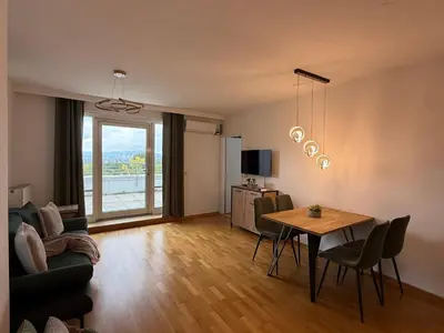 TV/Unterhaltungsangebot in der Unterkunft Traumhafte Terrassen Wohnung am Wienerberg