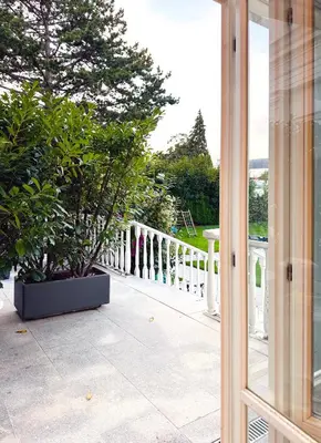 Ein Garten an der Unterkunft Villa Romana Apartments with Terrace & Private Entrance