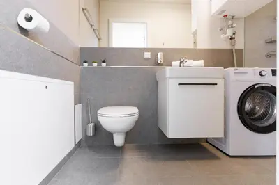Ein Badezimmer in der Unterkunft New City Studio near Schönbrunn Palace & Metro U3