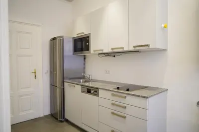 Küche/Küchenzeile in der Unterkunft Schlossquadrat Apartment 17