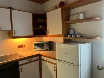 Küche/Küchenzeile in der Unterkunft Rosis Appartement