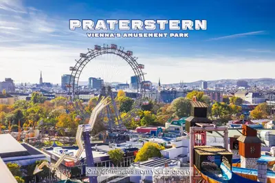 Ein allgemeiner Blick auf Wien oder ein Stadtblick von der Ferienwohnung aus