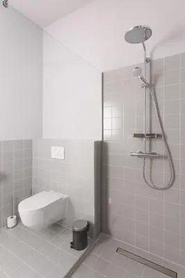 Ein Badezimmer in der Unterkunft The Old Shops - Boutique Design Studios near Karlsplatz