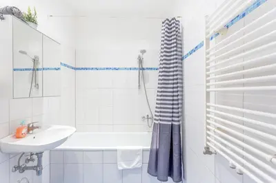 Ein Badezimmer in der Unterkunft Central Cosy Stylish Apartment
