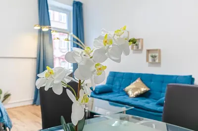 Ein Sitzbereich in der Unterkunft Sweet 2BR Apartment Perfect for Long Stays
