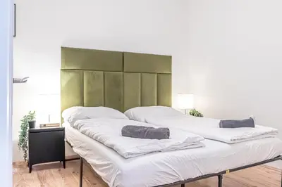 Ein Bett oder Betten in einem Zimmer der Unterkunft Affordable 2BR Apartment, Best for Long Stay