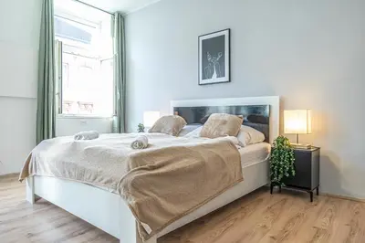 Ein Bett oder Betten in einem Zimmer der Unterkunft Affordable 2BR Apartment, Best for Long Stay