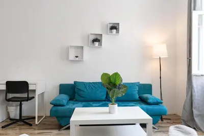 Ein Sitzbereich in der Unterkunft Spacious 2BR Apt with Ideal Location For Long Stay