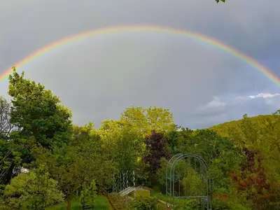 Naturlandschaft in der Nähe der Ferienwohnung