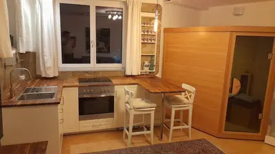 Küche/Küchenzeile in der Unterkunft Specially equipped mini apartment!