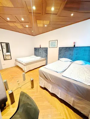 Grundriss der Unterkunft Comfortable Apartment in Wiener Stadthalle area