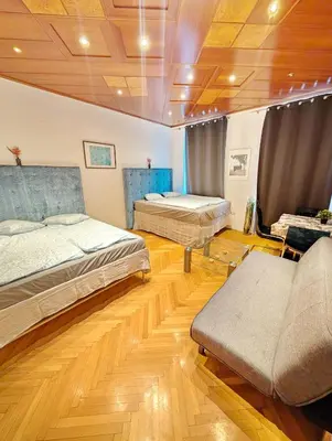 Grundriss der Unterkunft Comfortable Apartment in Wiener Stadthalle area
