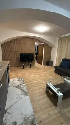 Ein Sitzbereich in der Unterkunft Lovely 1BR &1LR Apt with WiFi Near Amusement Park