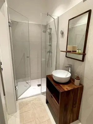 Ein Badezimmer in der Unterkunft Residence K - Elegant Studio - Smart Living Vienna