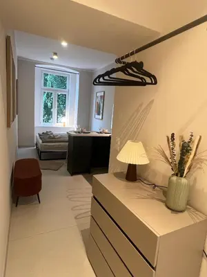 Ein Bett oder Betten in einem Zimmer der Unterkunft Residence K - Elegant Studio - Smart Living Vienna