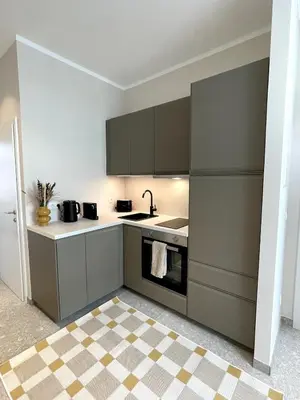 Küche/Küchenzeile in der Unterkunft Residence K - Contemporary Altbau Apartment Vienna