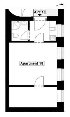 Grundriss der Unterkunft Residence K - Elegant Living in Vienna