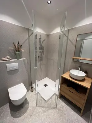 Ein Badezimmer in der Unterkunft Residence K - Authentic Charm & Modern Ease