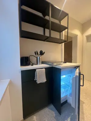 Küche/Küchenzeile in der Unterkunft Residence K - Cozy Altbau Apartment Vienna