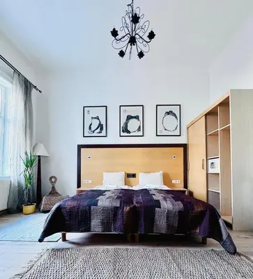 Ein Bett oder Betten in einem Zimmer der Unterkunft Prater Residence Two