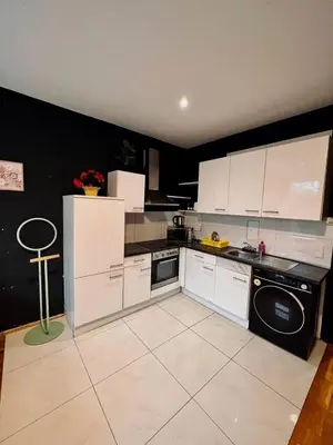 Küche/Küchenzeile in der Unterkunft WW Apartment - Brigittenau Area MM16