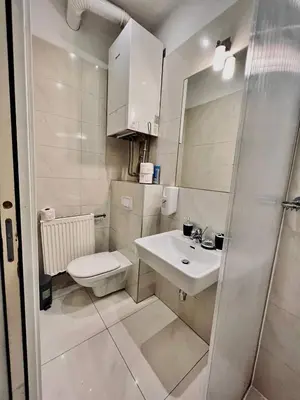 Ein Badezimmer in der Unterkunft WW Apartment - Brigittenau Area MM16
