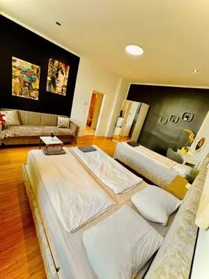 Ein Bett oder Betten in einem Zimmer der Unterkunft WW Studio - Brigittenau Area MM27
