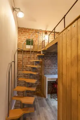 Grundriss der Unterkunft Zentrales Industrial Street-Loft Wien