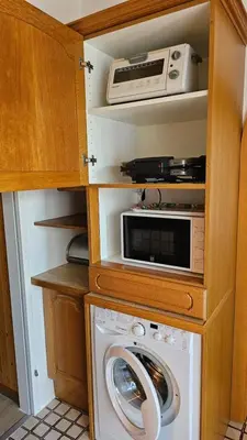 Küche/Küchenzeile in der Unterkunft Apartmenthaus-Winkler Wiener-Neustadt-Umgebung