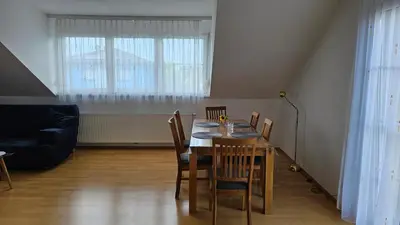 Ein Sitzbereich in der Unterkunft Apartmenthaus-Winkler Wiener-Neustadt-Umgebung