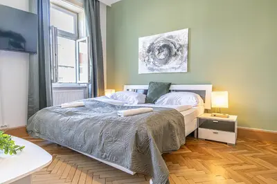 Grundriss der Unterkunft Cozy 2BR Apartment Prime Vienna Location for Longstays