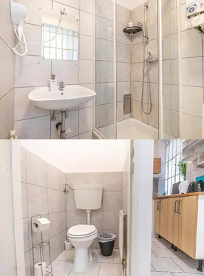 Grundriss der Unterkunft Cozy 1-Bedroom Apartment featuring Smart TV