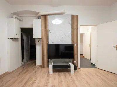 TV/Unterhaltungsangebot in der Unterkunft Comfortable 1BR & 1LR Apt Prime location of Vienna