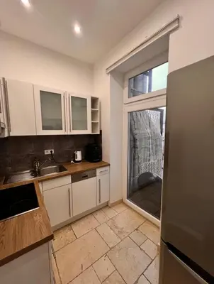 Küche/Küchenzeile in der Unterkunft REMA Apartments 10702